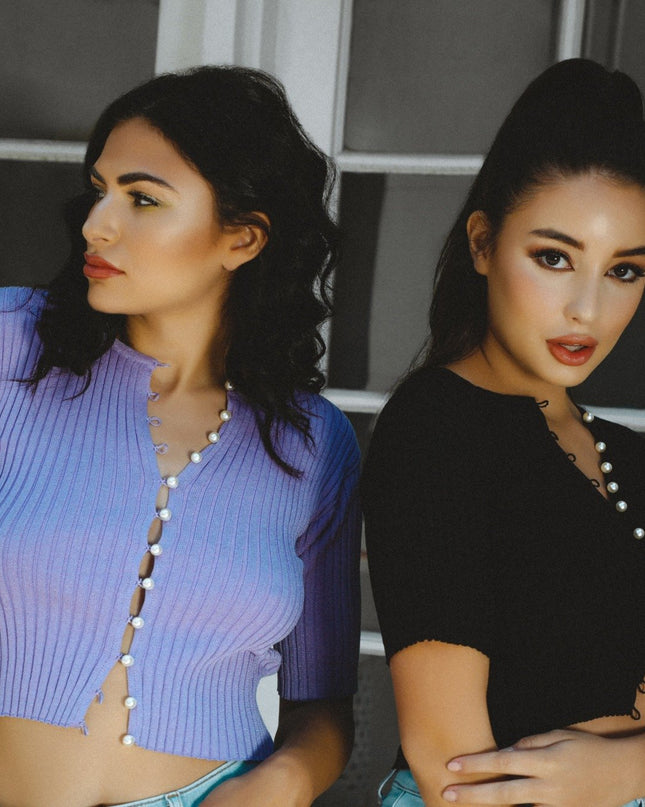 Cute As A Button Down Knit Top