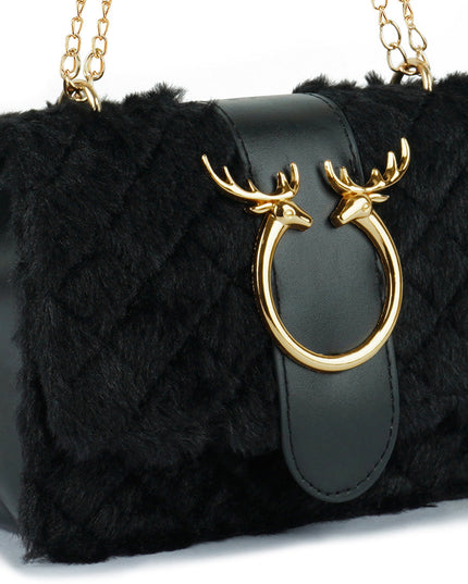 Furry Mini Sling Bag