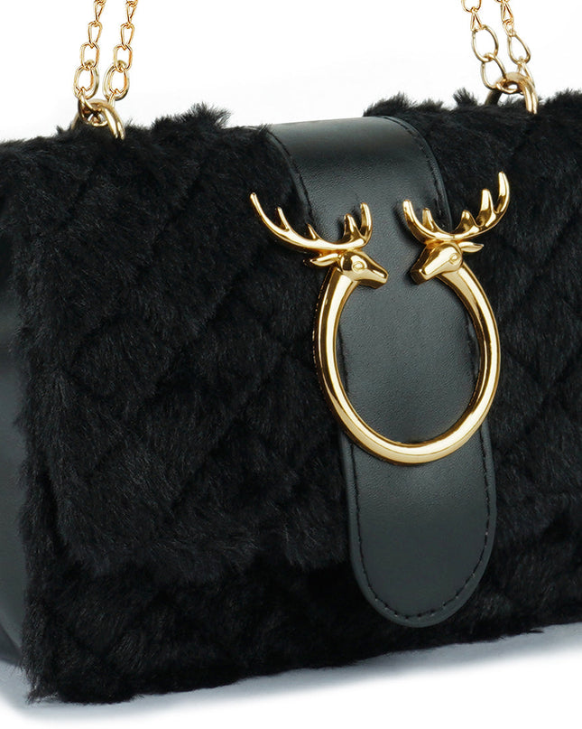 Furry Mini Sling Bag