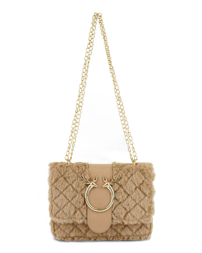 Furry Mini Sling Bag