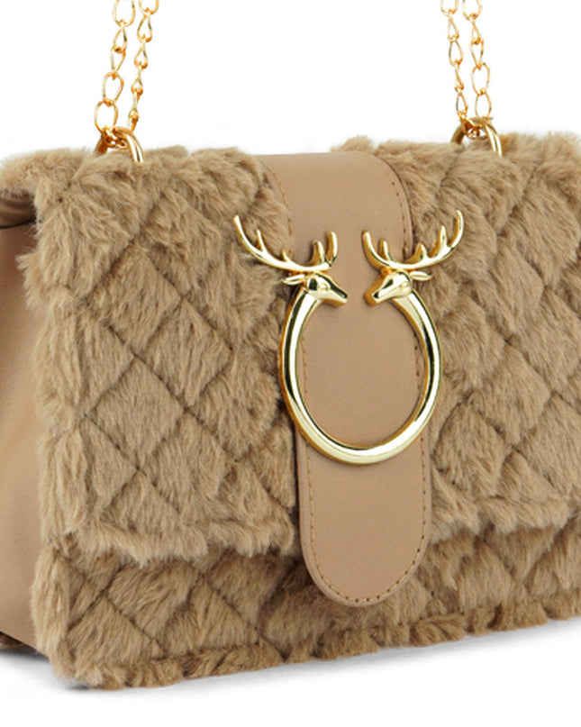 Furry Mini Sling Bag