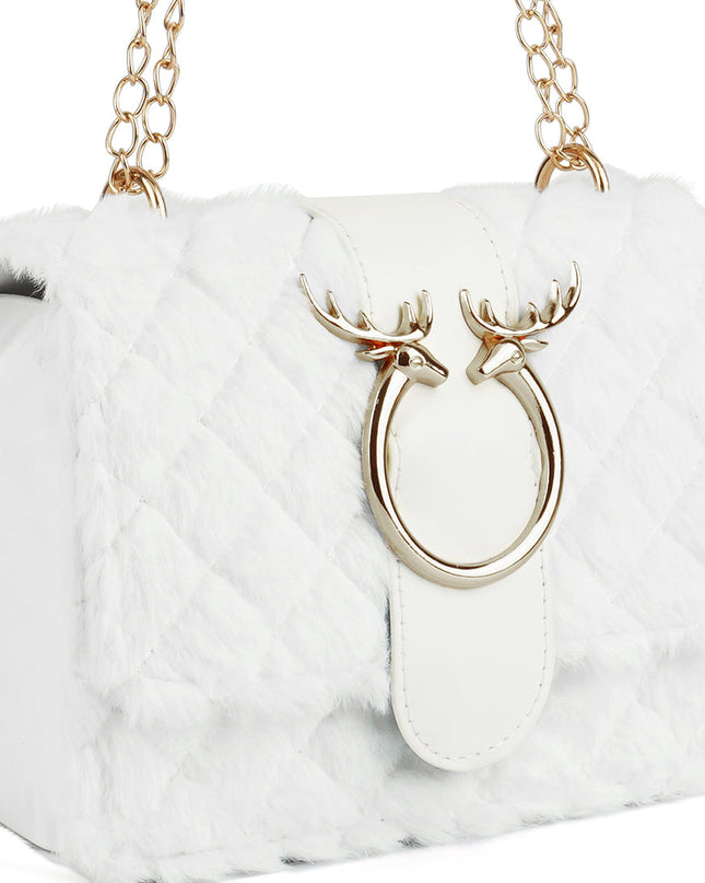 Furry Mini Sling Bag