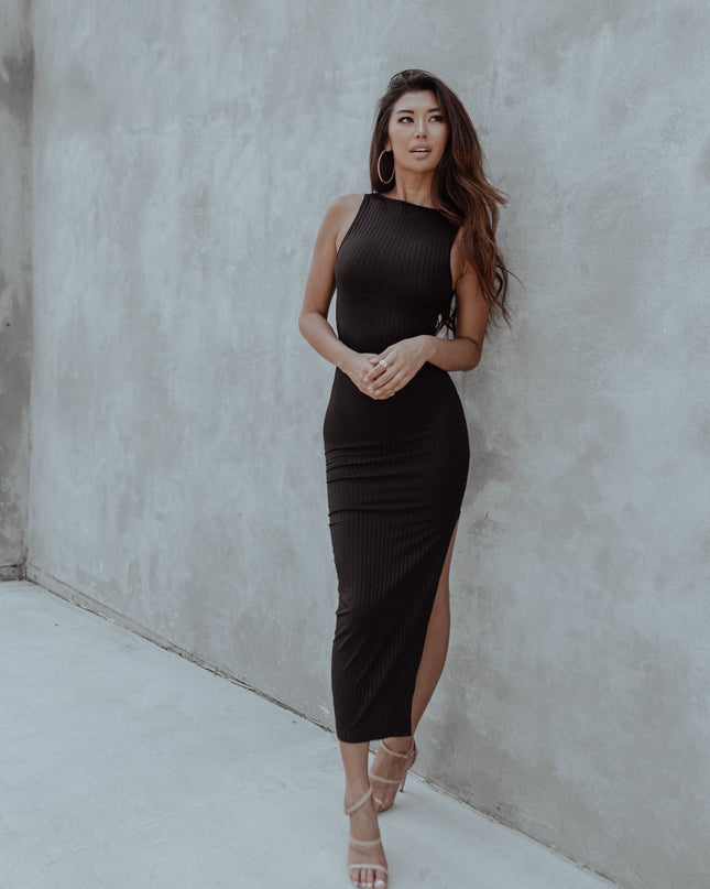 Milan Cut-out Black Dress