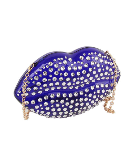 Luxury mouth crystal evening bag