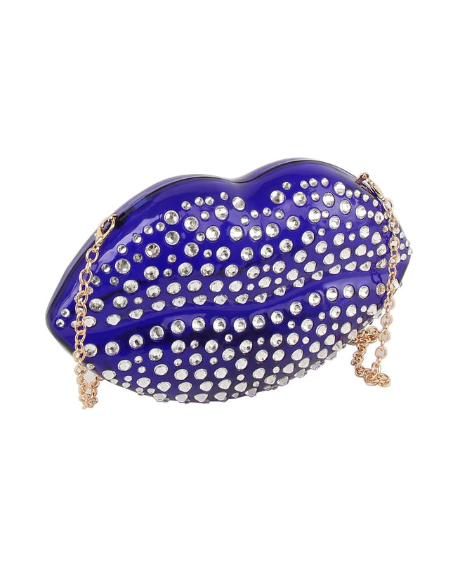 Luxury mouth crystal evening bag