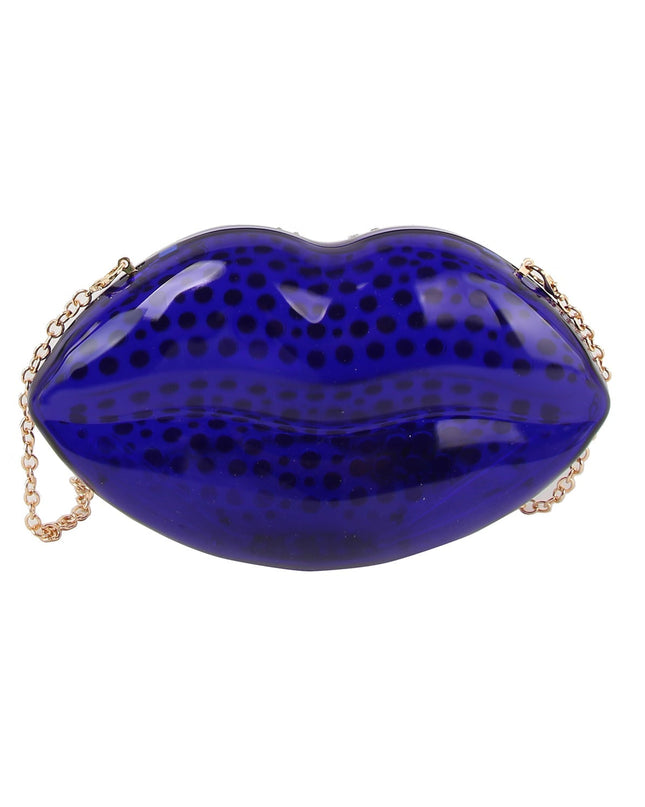 Luxury mouth crystal evening bag