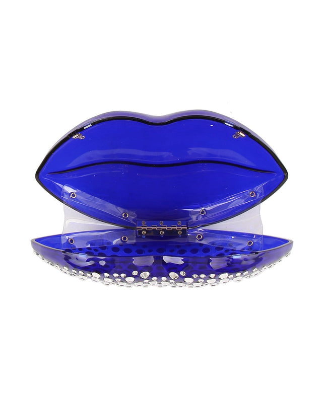 Luxury mouth crystal evening bag