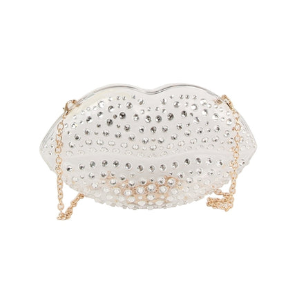 Luxury mouth crystal evening bag