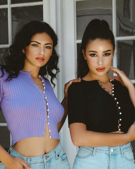 Cute As A Button Down Knit Top