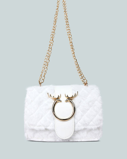 Furry Mini Sling Bag