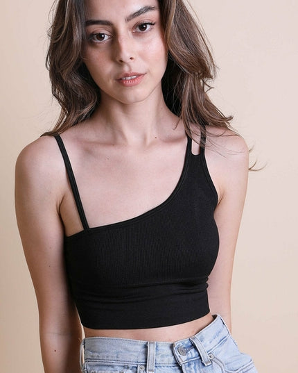 Offset Shoulder Brami Top