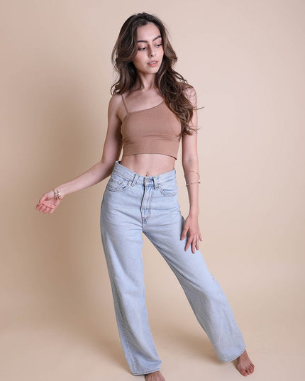 Offset Shoulder Brami Top