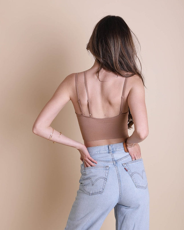 Offset Shoulder Brami Top